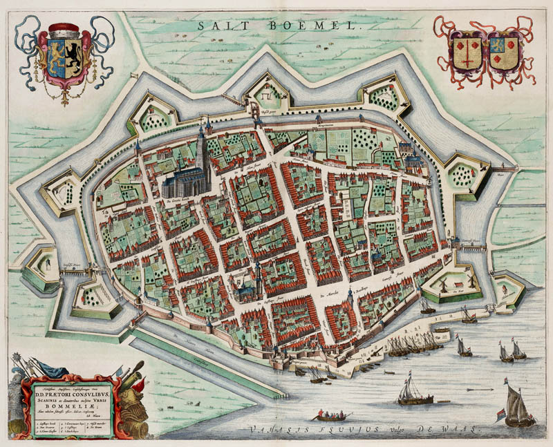 Zaltbommel 1649 Blaeu